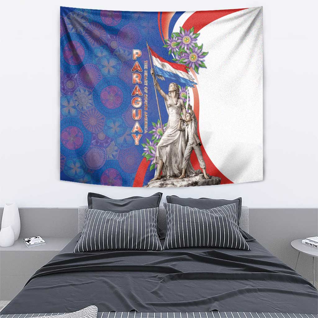 Paraguay Independence Day Tapestry The Heart Of South America
