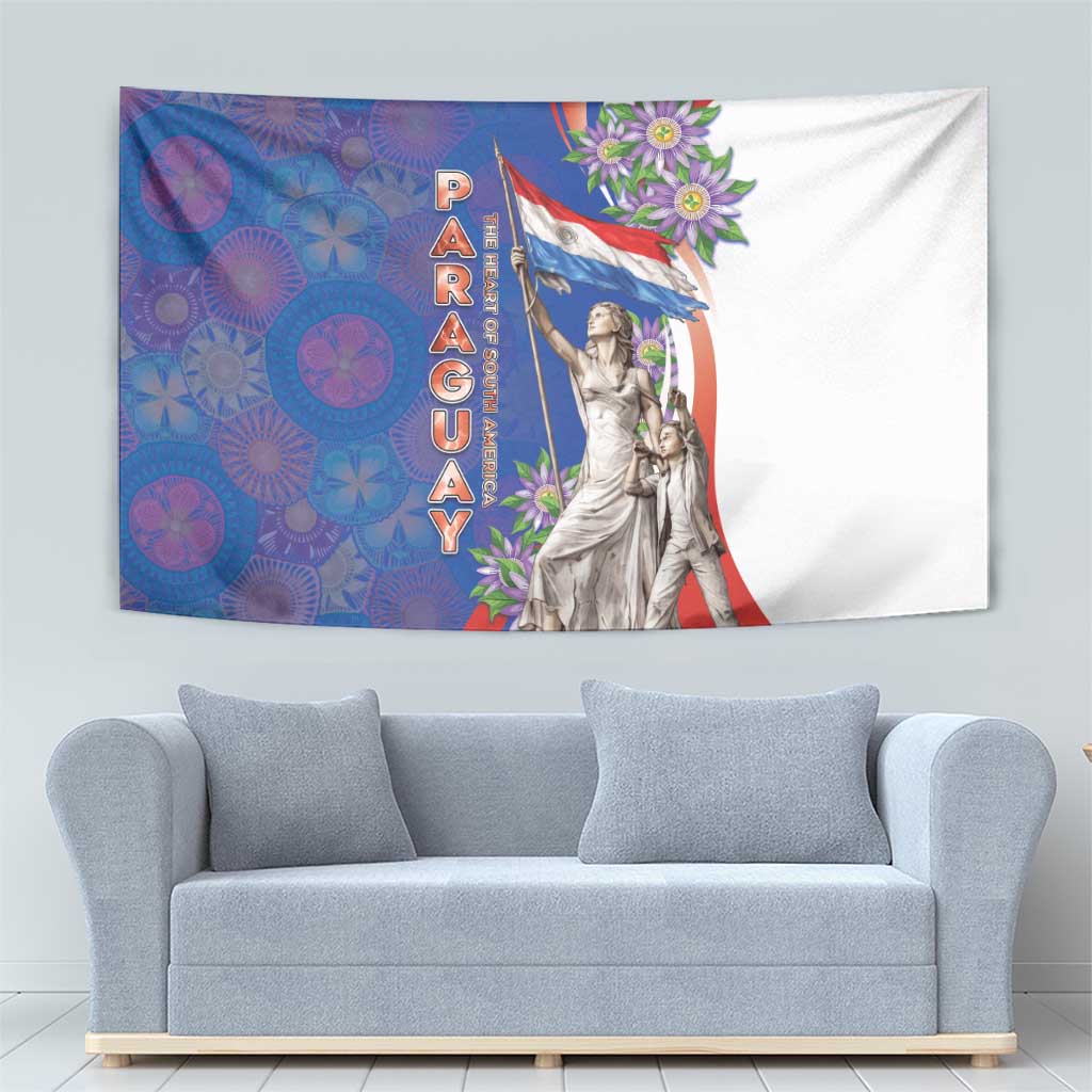 Paraguay Independence Day Tapestry The Heart Of South America