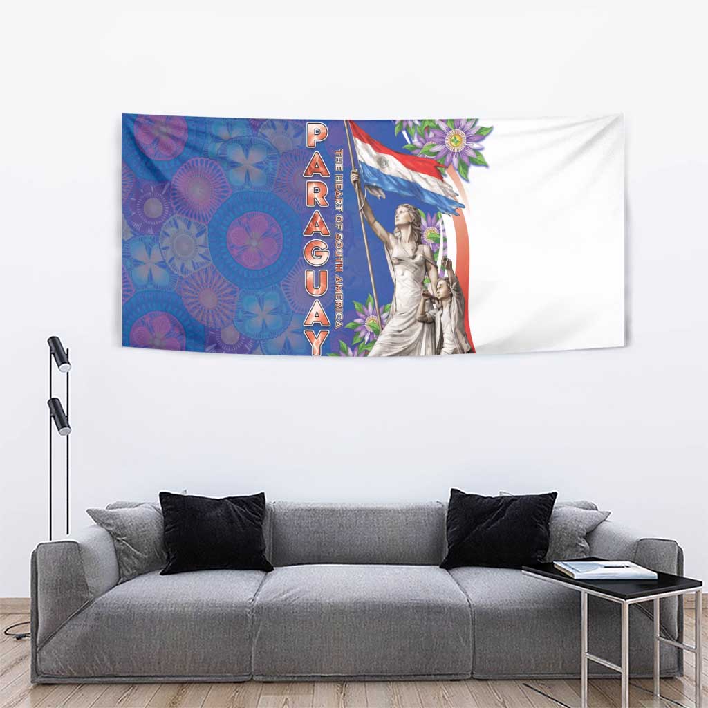 Paraguay Independence Day Tapestry The Heart Of South America