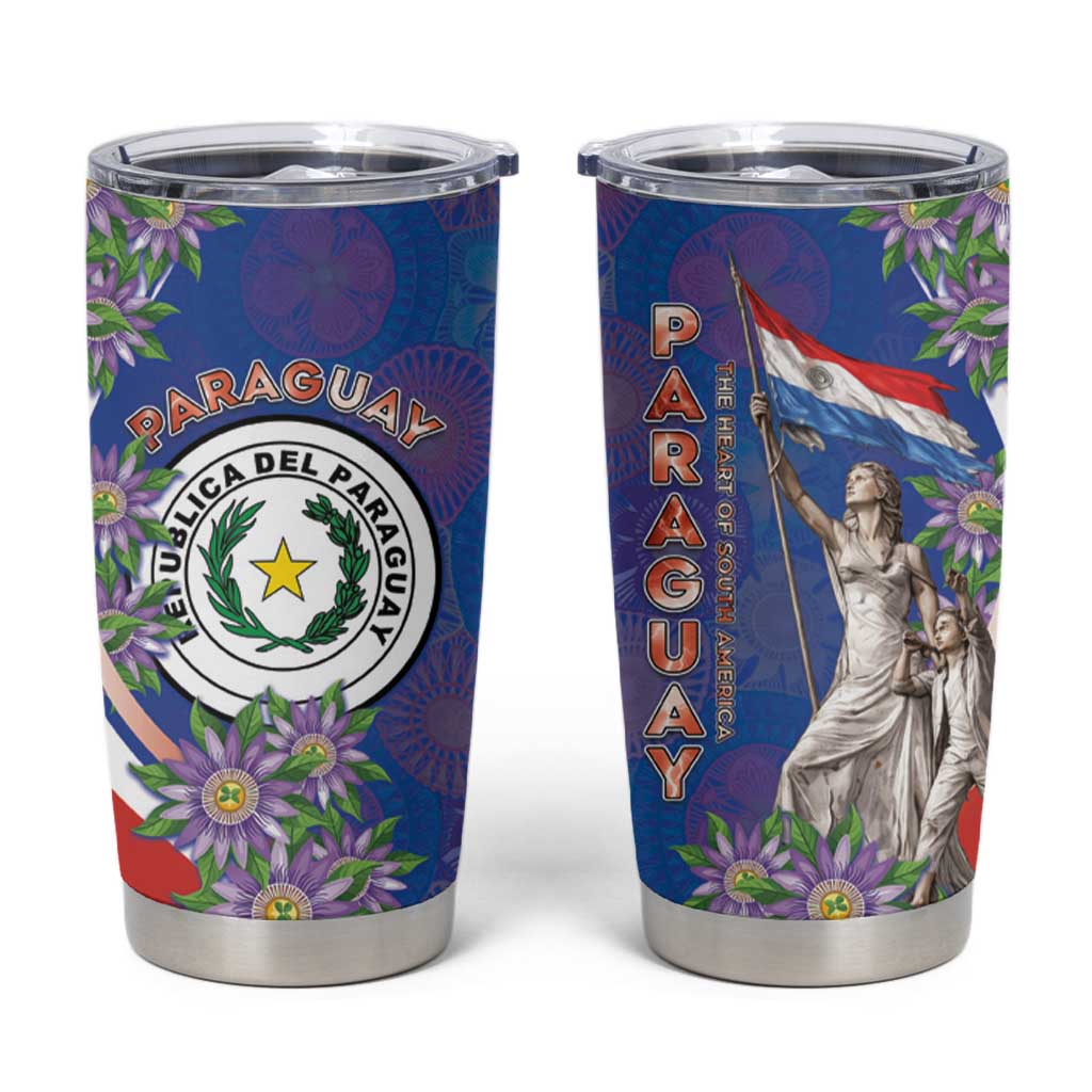 Paraguay Independence Day Tumbler Cup The Heart Of South America