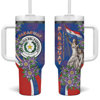 Paraguay Independence Day Tumbler With Handle The Heart Of South America