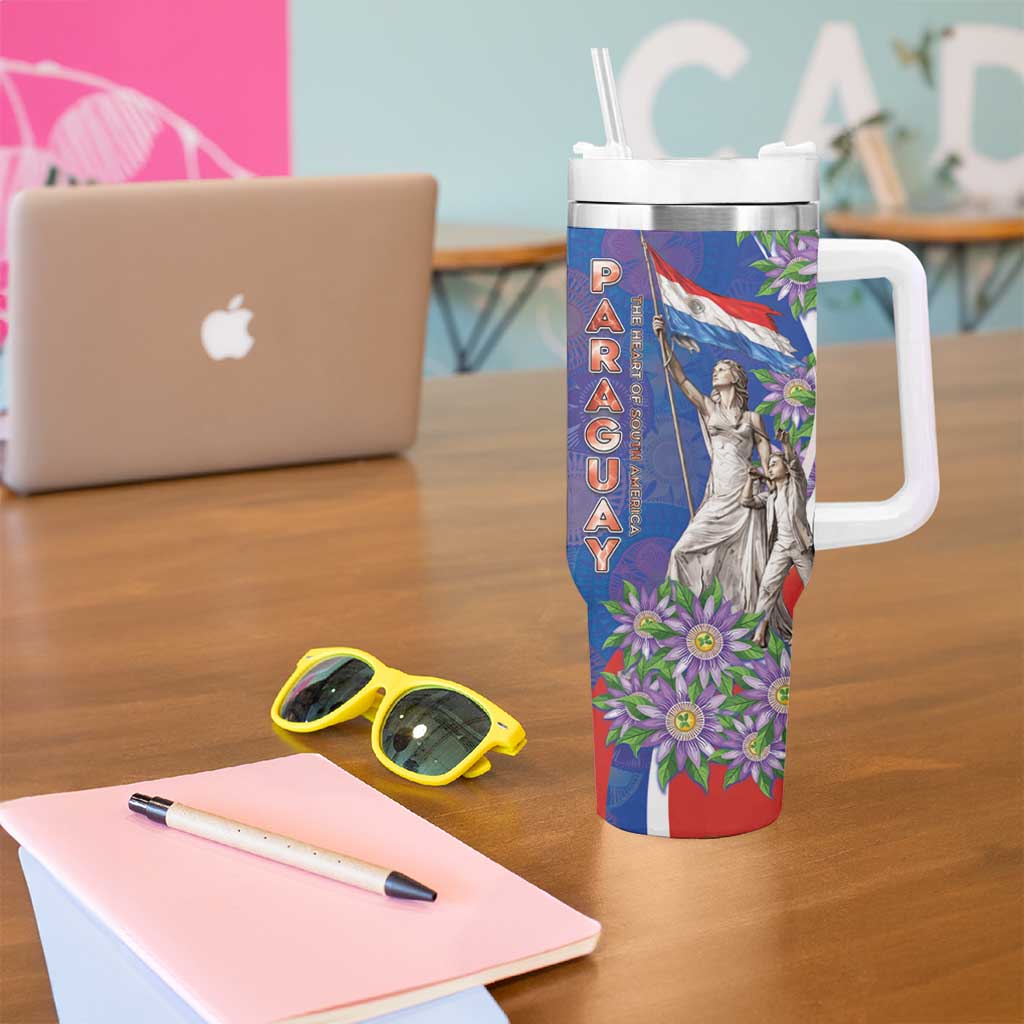 Paraguay Independence Day Tumbler With Handle The Heart Of South America