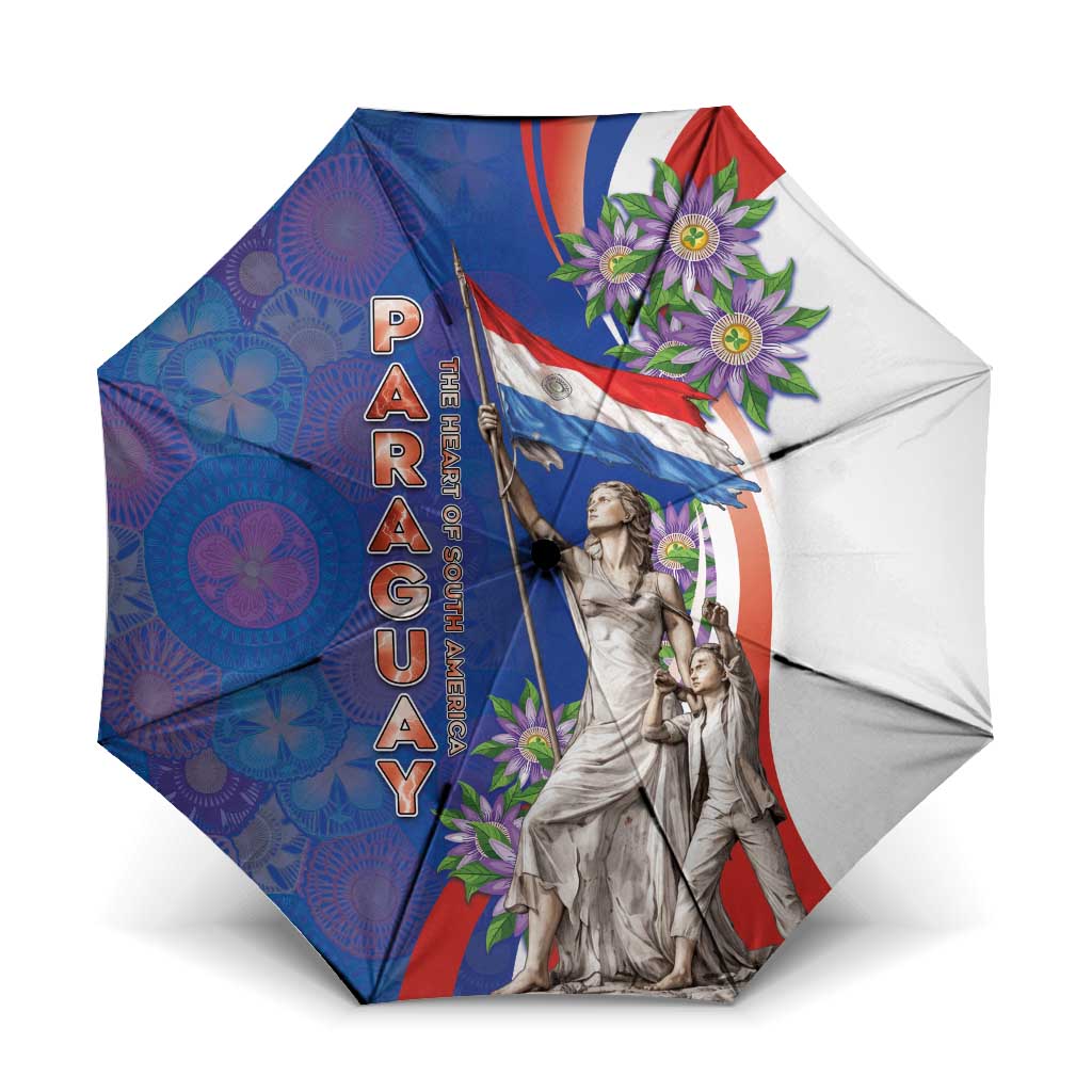 Paraguay Independence Day Umbrella The Heart Of South America