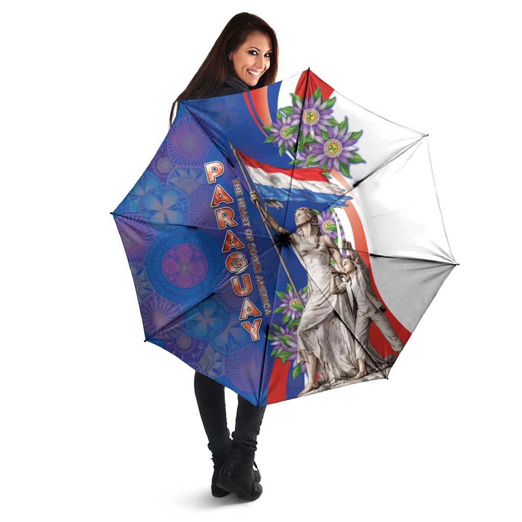 Paraguay Independence Day Umbrella The Heart Of South America