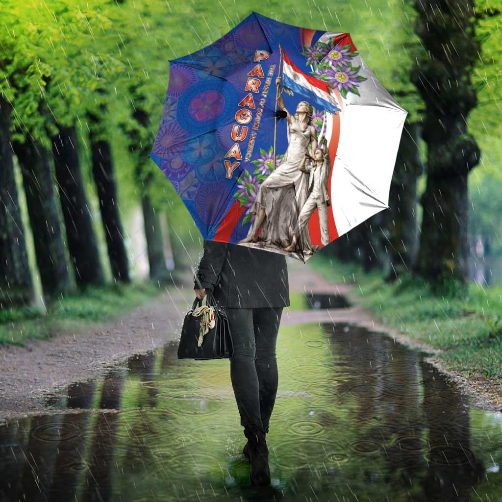 Paraguay Independence Day Umbrella The Heart Of South America