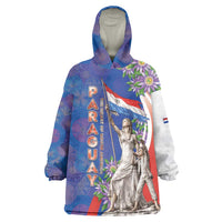 Paraguay Independence Day Wearable Blanket Hoodie The Heart Of South America