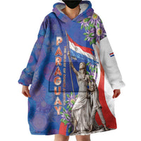 Paraguay Independence Day Wearable Blanket Hoodie The Heart Of South America