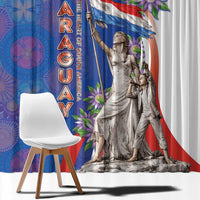 Paraguay Independence Day Window Curtain The Heart Of South America