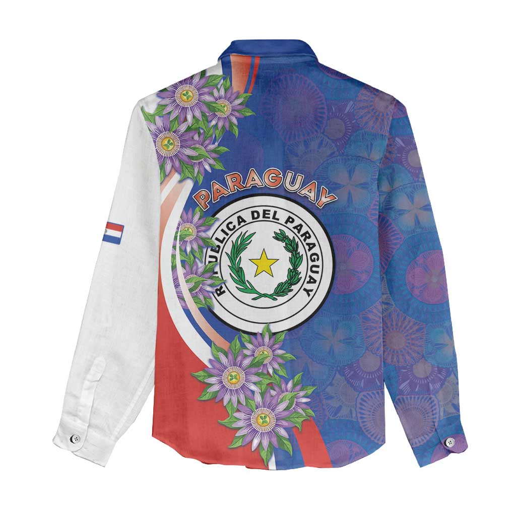 Paraguay Independence Day Women Casual Shirt The Heart Of South America