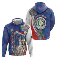 Paraguay Independence Day Zip Hoodie The Heart Of South America