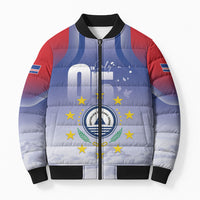Cape Verde July 5th Bomber Puffer Jacket Happy Independence Day