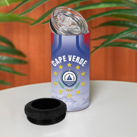 Cape Verde July 5th 4 in 1 Can Cooler Tumbler Happy Independence Day
