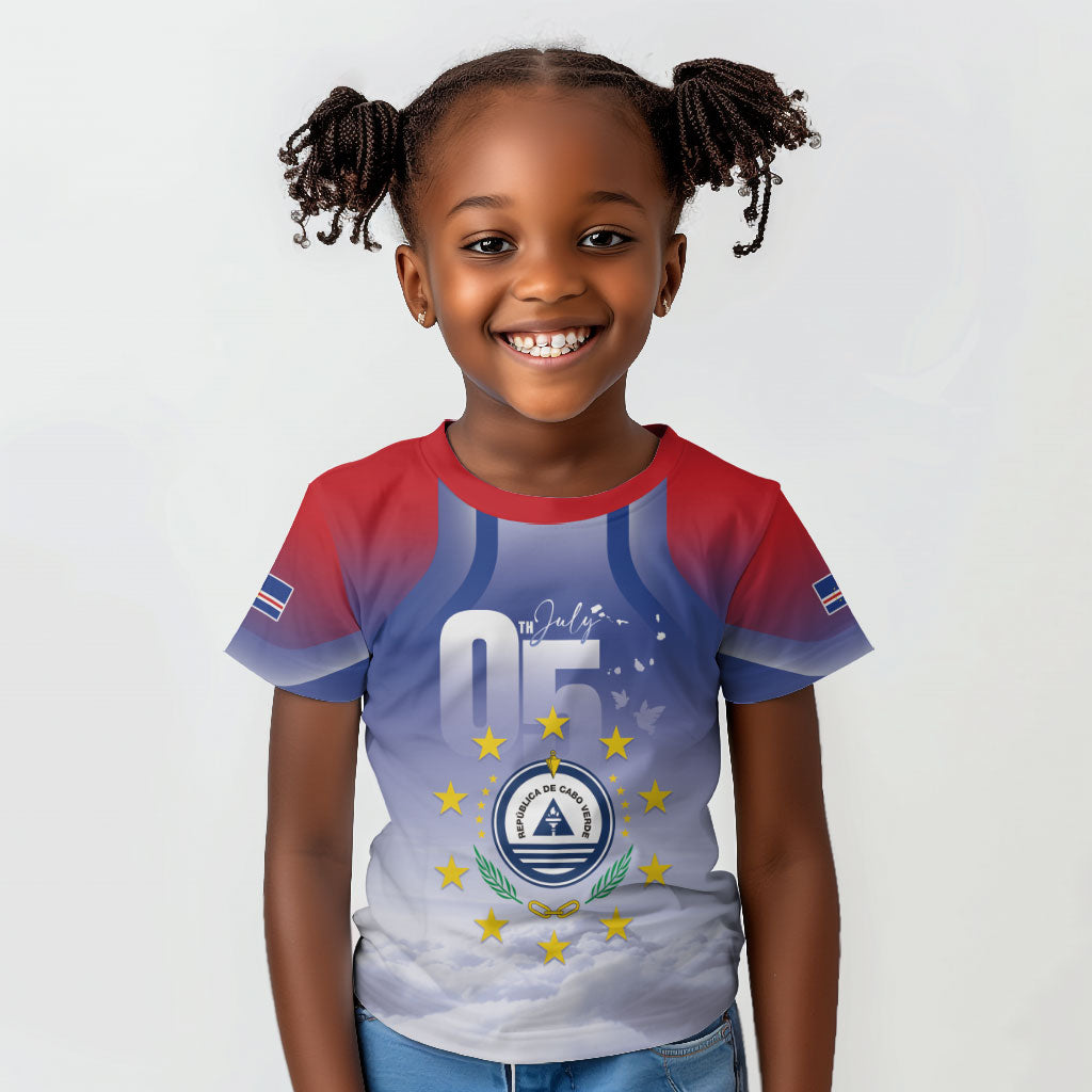 Cape Verde July 5th Kid T shirt Happy Independence Day