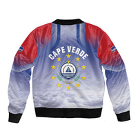 Cape Verde July 5th Sleeve Zip Bomber Jacket Happy Independence Day