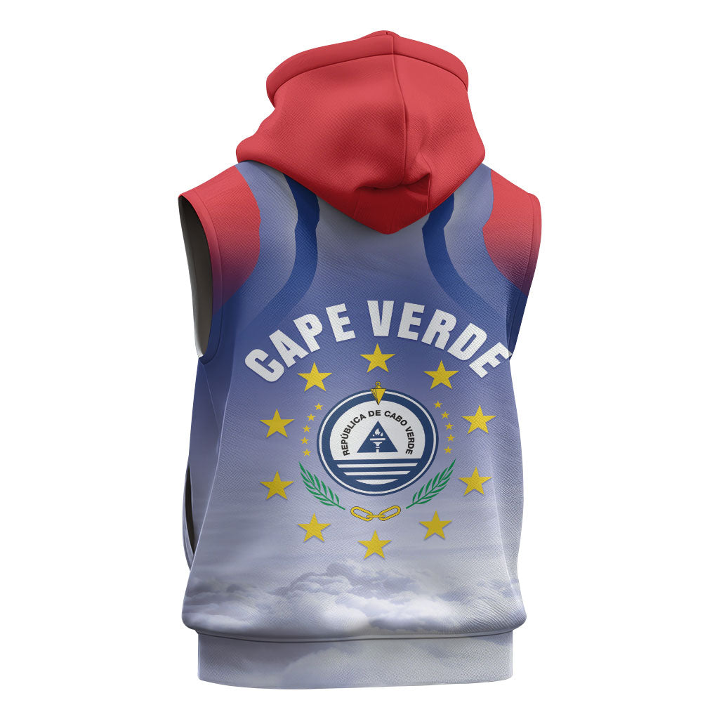 Cape Verde July 5th Sleeveless Hoodie Happy Independence Day