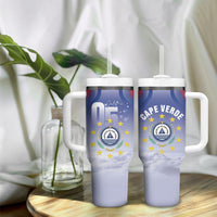 Cape Verde July 5th Tumbler With Handle Happy Independence Day