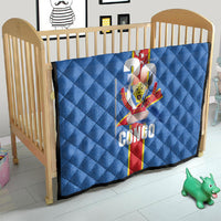 DR Congo Independence Day Quilt Leopard Pattern With Coat Of Arms