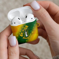 British Virgin Islands AirPods Case Coat Of Arms Plumeria Gradient Art