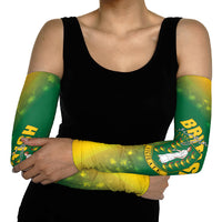 British Virgin Islands Arm Sleeves Coat Of Arms Plumeria Gradient Art