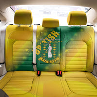 British Virgin Islands Back Car Seat Cover Coat Of Arms Plumeria Gradient Art