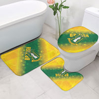 British Virgin Islands Bathroom Set Coat Of Arms Plumeria Gradient Art