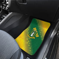 British Virgin Islands Car Mats Coat Of Arms Plumeria Gradient Art