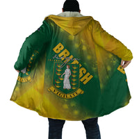 British Virgin Islands Cloak Coat Of Arms Plumeria Gradient Art