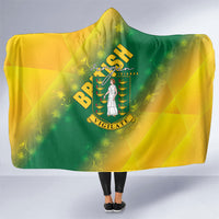 British Virgin Islands Hooded Blanket Coat Of Arms Plumeria Gradient Art