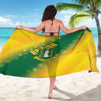 British Virgin Islands Sarong Coat Of Arms Plumeria Gradient Art