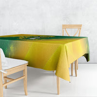 British Virgin Islands Tablecloth Coat Of Arms Plumeria Gradient Art