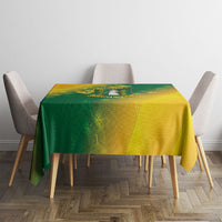 British Virgin Islands Tablecloth Coat Of Arms Plumeria Gradient Art