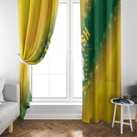 British Virgin Islands Window Curtain Coat Of Arms Plumeria Gradient Art