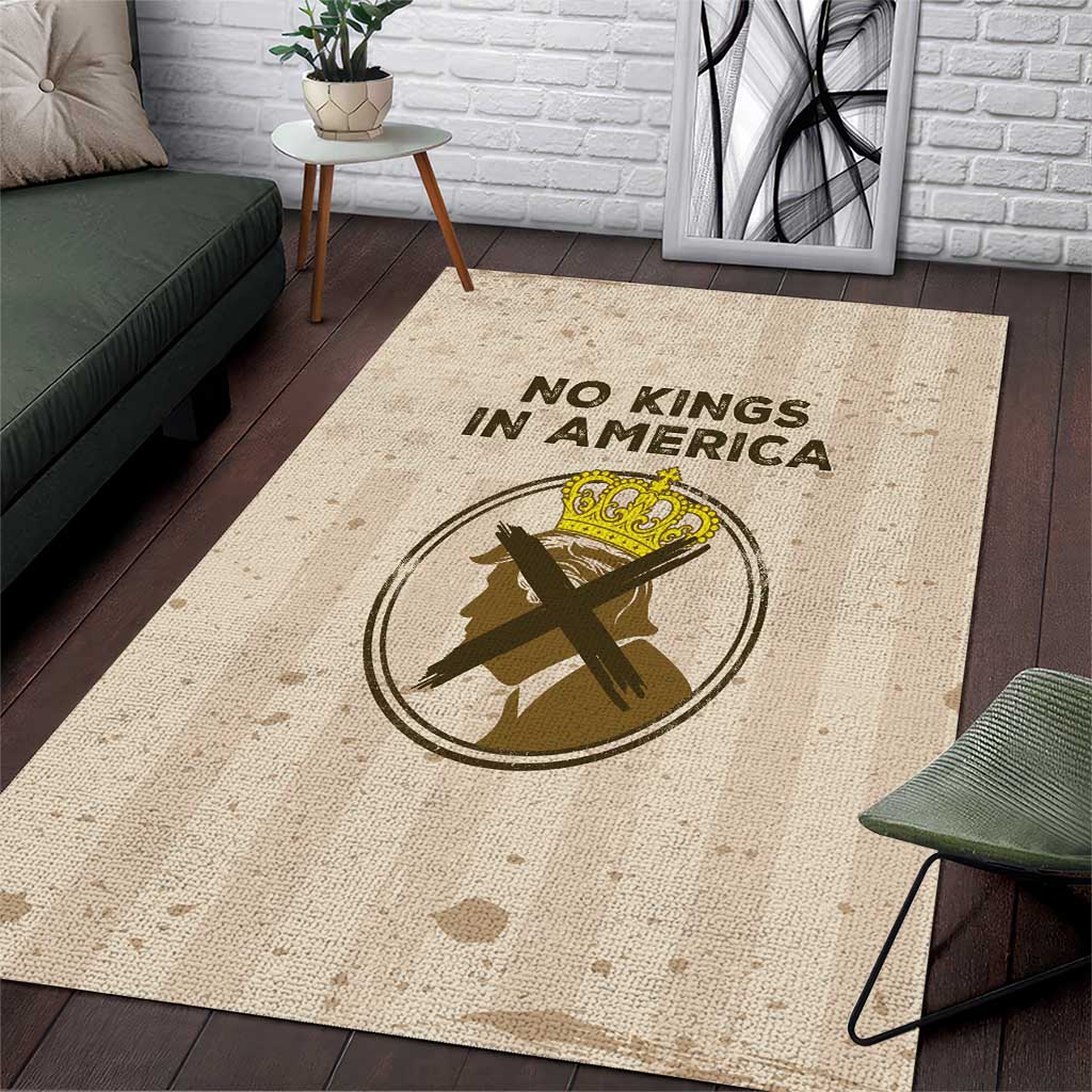 No Kings In America Area Rug We The People - Wonder Print Shop