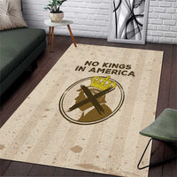 No Kings In America Area Rug We The People - Wonder Print Shop