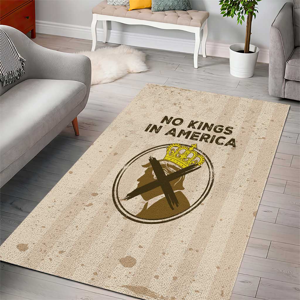 No Kings In America Area Rug We The People - Wonder Print Shop