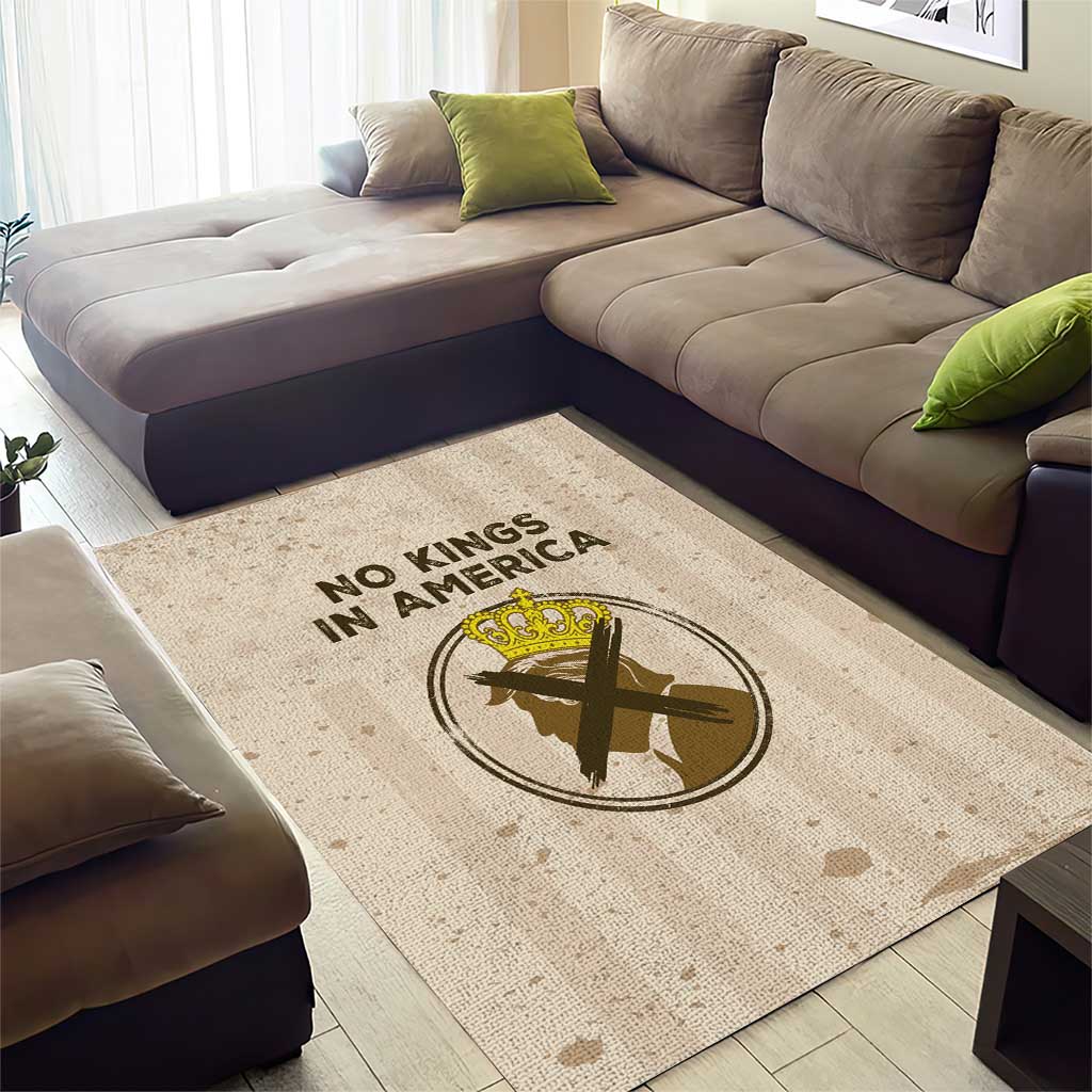 No Kings In America Area Rug We The People - Wonder Print Shop