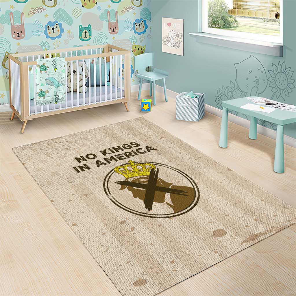 No Kings In America Area Rug We The People - Wonder Print Shop