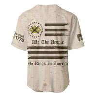 No Kings In America Baseball Jersey We The People - Wonder Print Shop