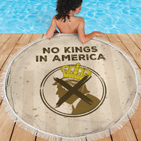 No Kings In America Beach Blanket We The People - Wonder Print Shop