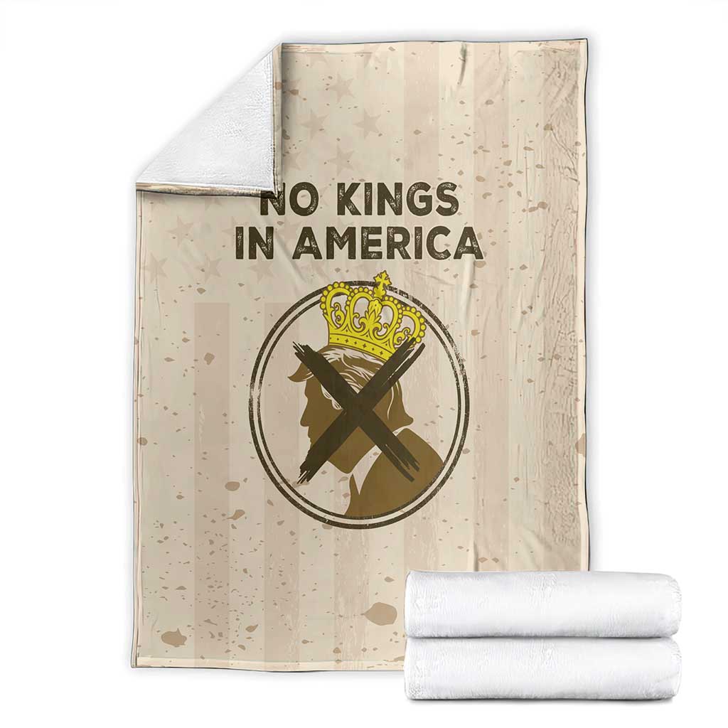No Kings In America Blanket We The People - Wonder Print Shop