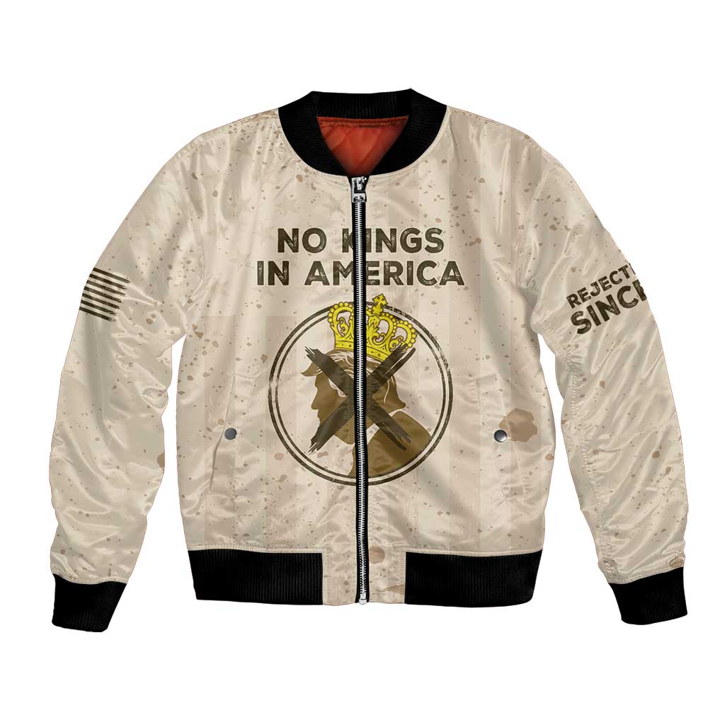 No Kings In America Bomber Jacket We The People - Wonder Print Shop