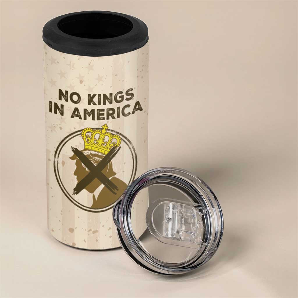 No Kings In America 4 in 1 Can Cooler Tumbler We The People - Wonder Print Shop