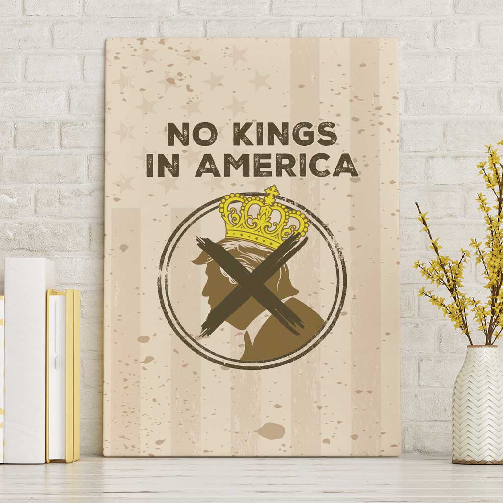 No Kings In America Canvas Wall Art We The People - Wonder Print Shop
