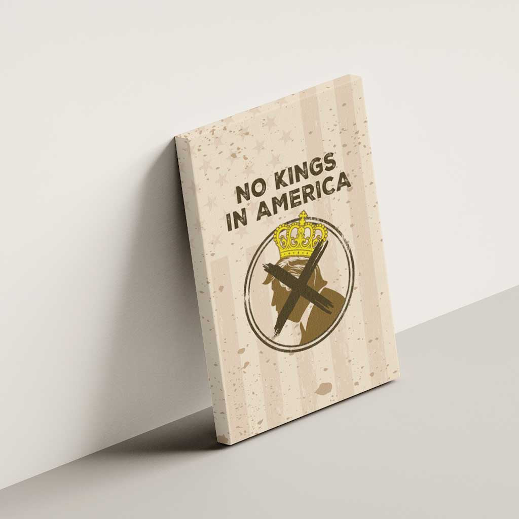 No Kings In America Canvas Wall Art We The People - Wonder Print Shop