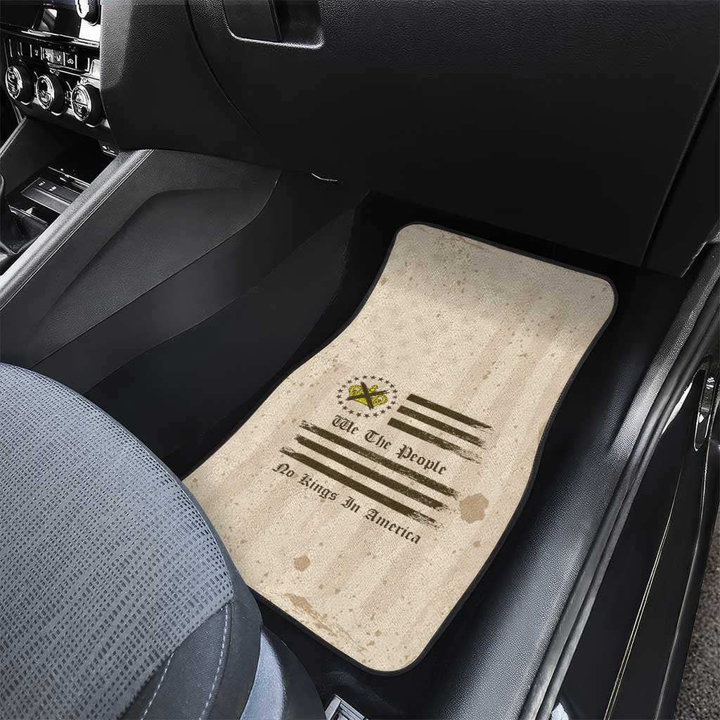 No Kings In America Car Mats We The People - Wonder Print Shop
