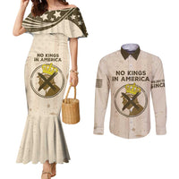No Kings In America Couples Matching Mermaid Dress and Long Sleeve Button Shirt We The People - Wonder Print Shop