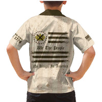 No Kings In America Family Matching Mermaid Dress and Hawaiian Shirt We The People - Wonder Print Shop