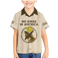 No Kings In America Family Matching Mermaid Dress and Hawaiian Shirt We The People - Wonder Print Shop