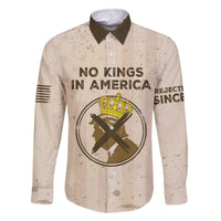 No Kings In America Family Matching Off The Shoulder Long Sleeve Dress and Hawaiian Shirt We The People - Wonder Print Shop