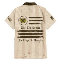 No Kings In America Family Matching Off Shoulder Short Dress and Hawaiian Shirt We The People - Wonder Print Shop